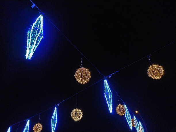 istock Christmas decorations in Baia Mare city, Romania 1359296385