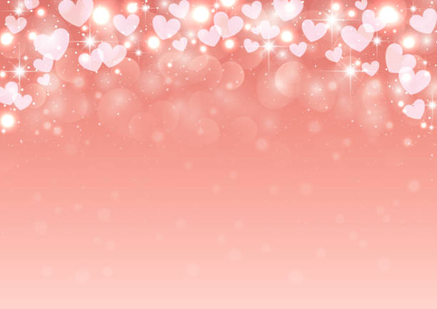 walentynki, glittery heart frame - valentines day stock illustrations