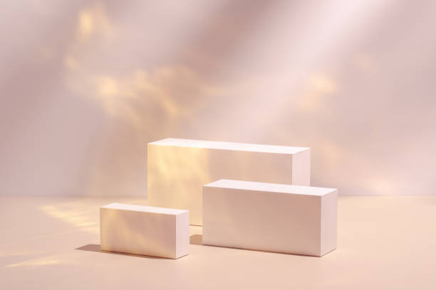 istock three rectangle white podiums on pastel pink neon background 1359300884
