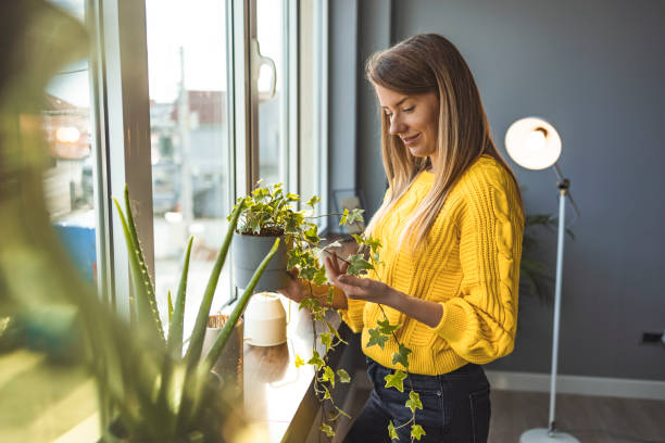 istock Young beautiful woman resting and chilling next to a bright window 1359306998