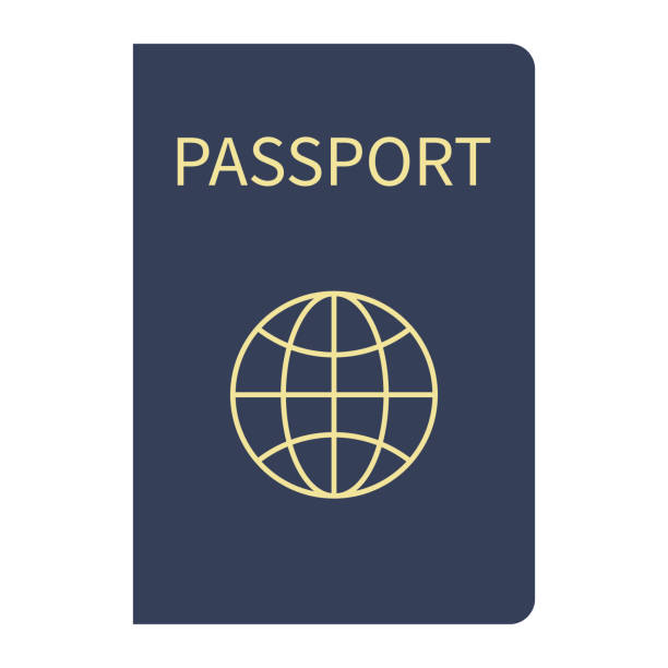 International blue passport for travel to another country stock illustration International blue passport, for travel to another country stock illustration blue us passport cover stock illustrations