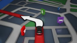 Inside Gps Animation Gray And Red Stock Video - Download Video Clip Now -  Direction, Global Positioning System, Car - iStock