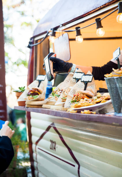 istock Food truck burger 1359313331