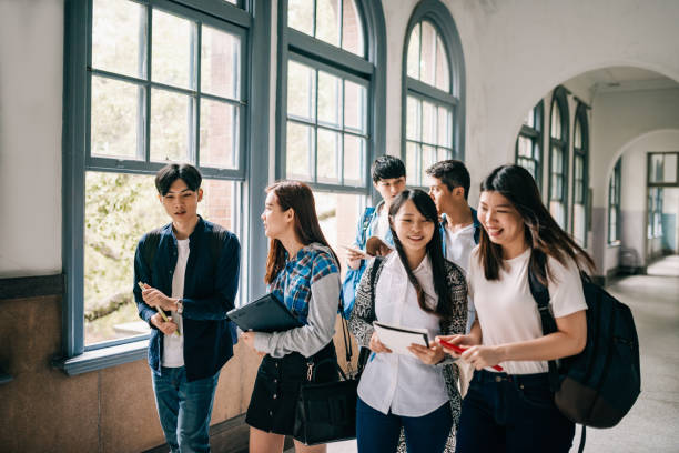 istock Young entrepreneurs attending seminar at University in Asia. 1359317763