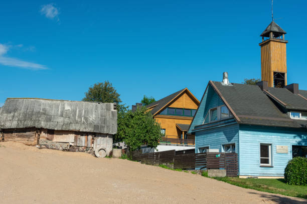 Houses of Karaites in Trakai, Lithuania. Karaites are a small ethnic group originating from Turkic-speaking followers of Karaism in Eastern Europe. In 1399, the Grand Duke of Lithuania, Vitautas (Vitovt), after his victorious campaign in the Crimea at the end of the fourteenth century, moved about four hundred Karaite families to Lithuania and settled them around his castle. They were the personal guard of Prince Vytautas