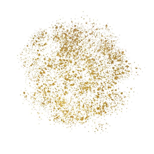 istock Beautiful gold glitter festive background - perfect for luxurious card template or other purpose 1359330346