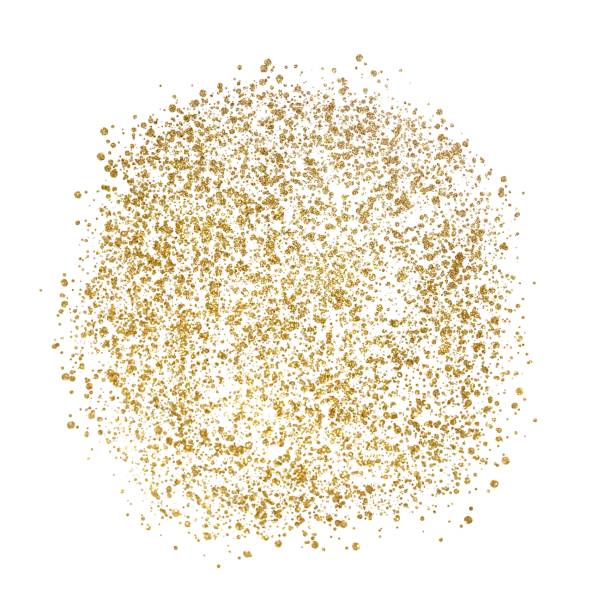 istock Beautiful gold glitter festive background - perfect for luxurious card template or other purpose 1359330356