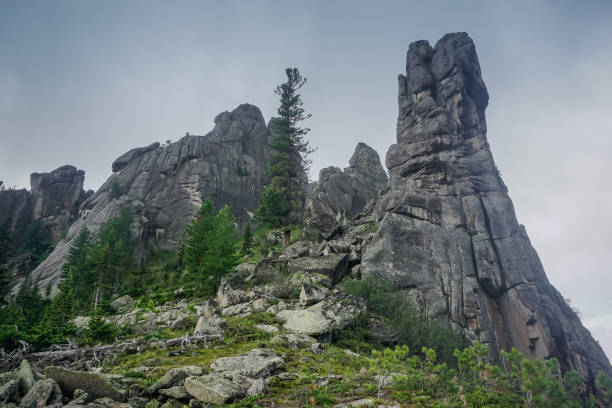 istock Rocks Fortress in Ergaki Nature Reserve 1359333605