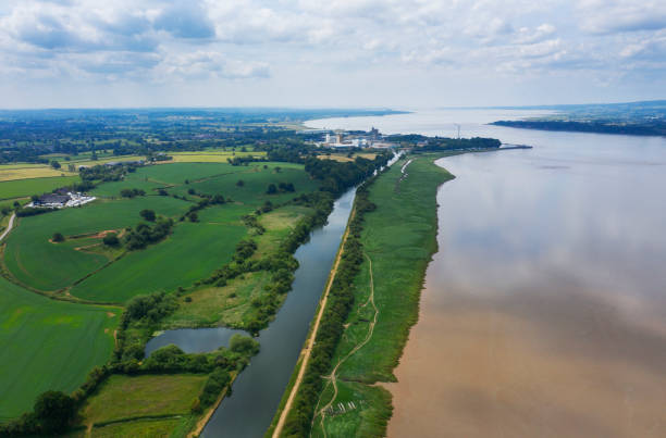 istock River Avon and gloucestershire canal beside 1359348086