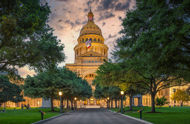 Austin State Capitol stock photo