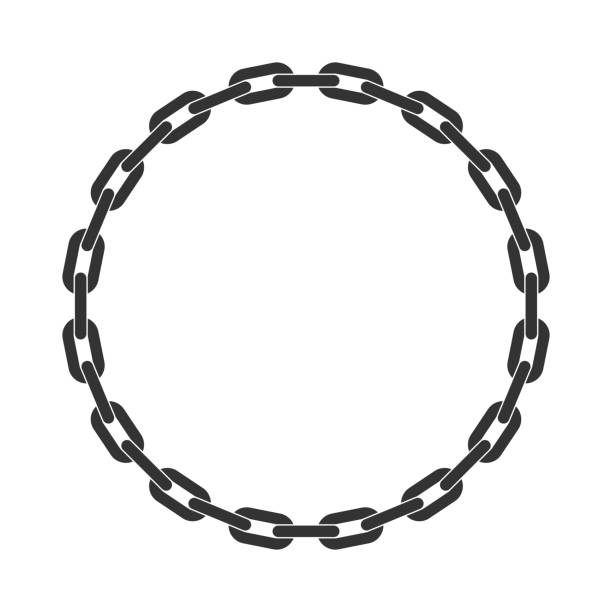 kadrowanie łańcucha - necklace stock illustrations