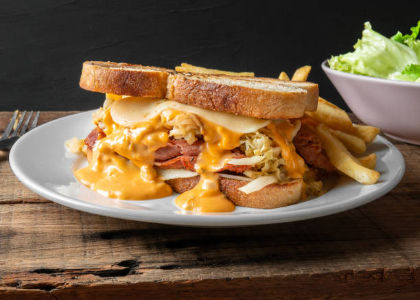 istock Reuben pastrami sandwich 1359353216