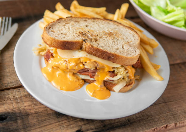 istock Reuben pastrami sandwich 1359353222