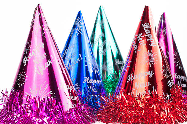 istock happy new year hats  colorful 135935638