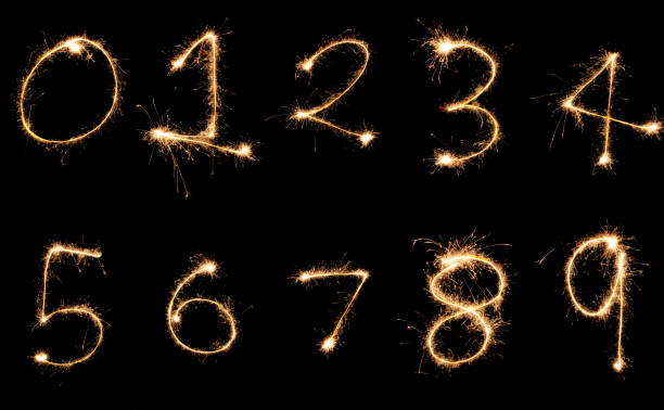 istock Numbers 0 - 9 Painting with light 135935723
