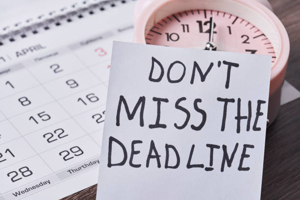 istock Dont miss the deadline 1359364347