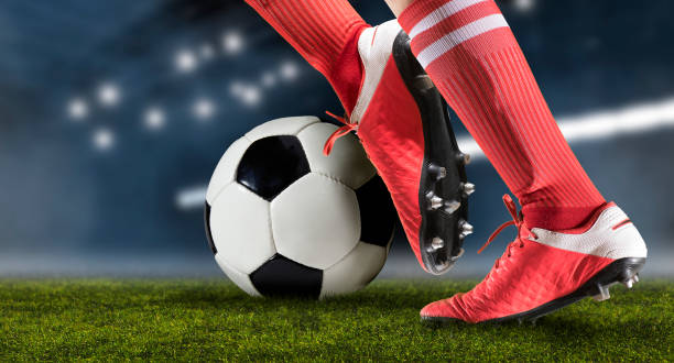 istock Football player man in action 1359367571