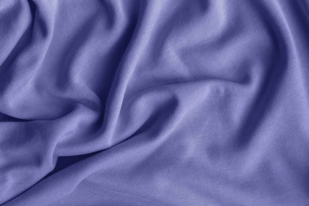 istock Very peri, violet jersey cotton fabric texture background 1359367904