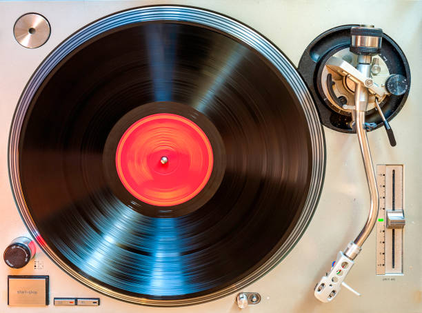 istock top view of a vintage turn table 1359370876