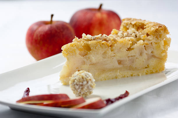 istock Pice of apple pie 135937926