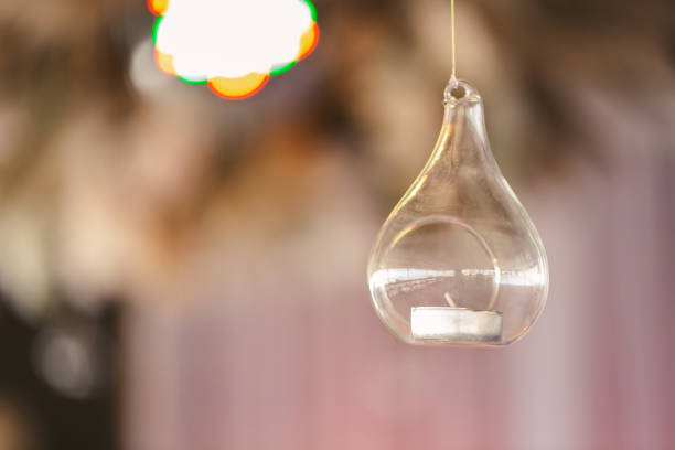 istock The decor of light bulbs in the restaurant hall. 1359381365