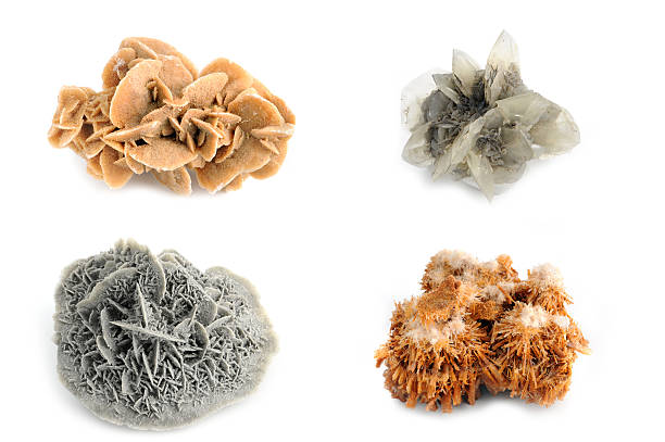 Detailed photo of Desert Rose natural mineral stone cluster.