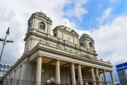 The Metropolitan Cathedral of San José (Catedral Metropolitana) is a cathedral in San José, Costa Rica, located on Calle Central and Avenues 2 and 4. The original cathedral was built in 1802 but was destroyed by an earthquake