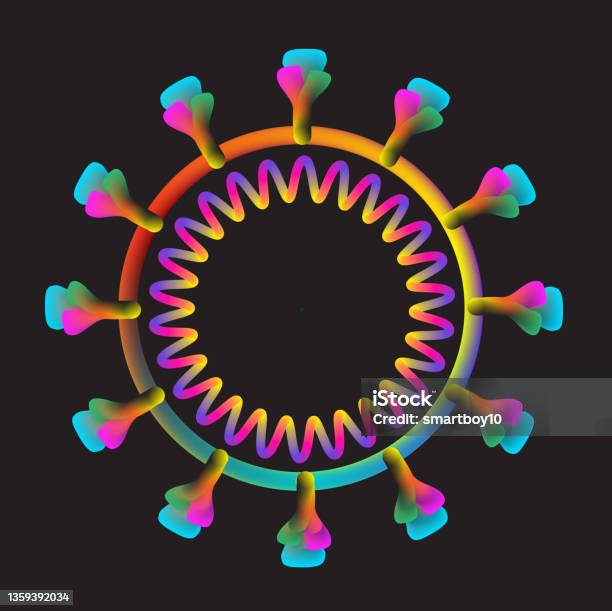 Vetores de Nova Variante De Covid19 Estrutura Coronavírus Omicron e mais imagens de Proteína