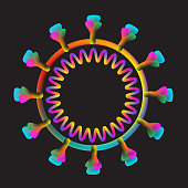 istock New Variant of Covid-19, Coronavirus Structure, Omicron 1359392034