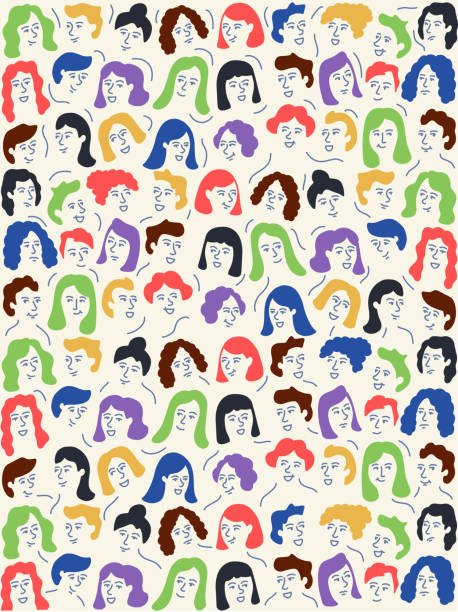 People Avatar Icons Set. People of Different Gender and Different Ethnicity People Avatar Icons Set. People of Different Gender and Different Ethnicity 1354 stock illustrations