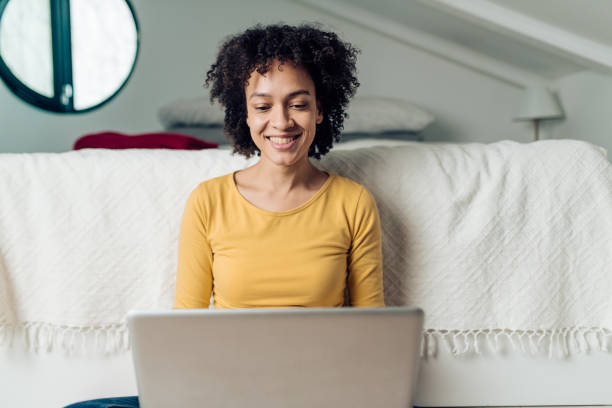 istock Portrait of a young freelancer working from her bedroom 1359399489