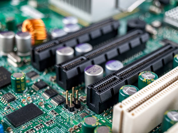 Free Stock Photo of Close-up view of a PCI Express expansion card ...