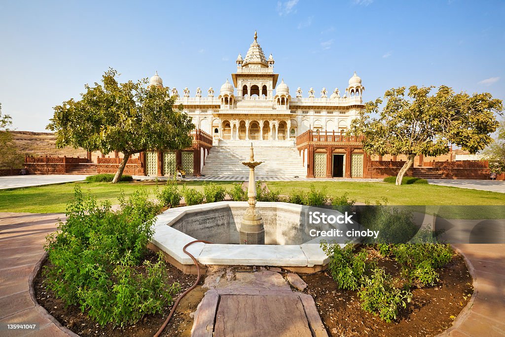 The Jaswant Thada mausoleum in Jodhpur, India A royal mausoleum, just downhill from the Meherangarh Fort (Majestic Fort), the Jaswant Thada is a memorial to the local maharaja. There are several cenotaphs, or chhatris (tombs). Jodhpur Stock Photo