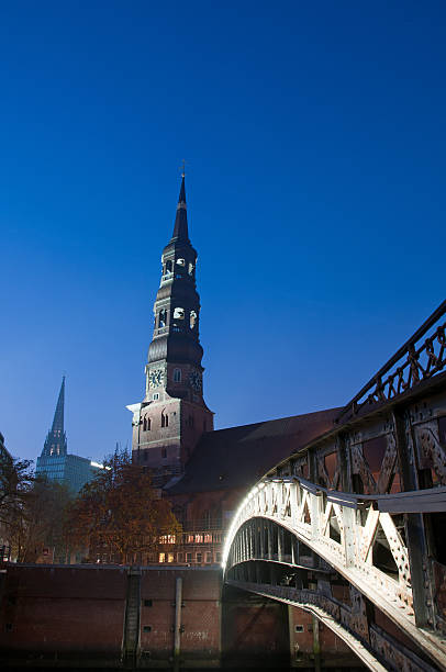 istock St. Mary's Church in Hamburg 135941426