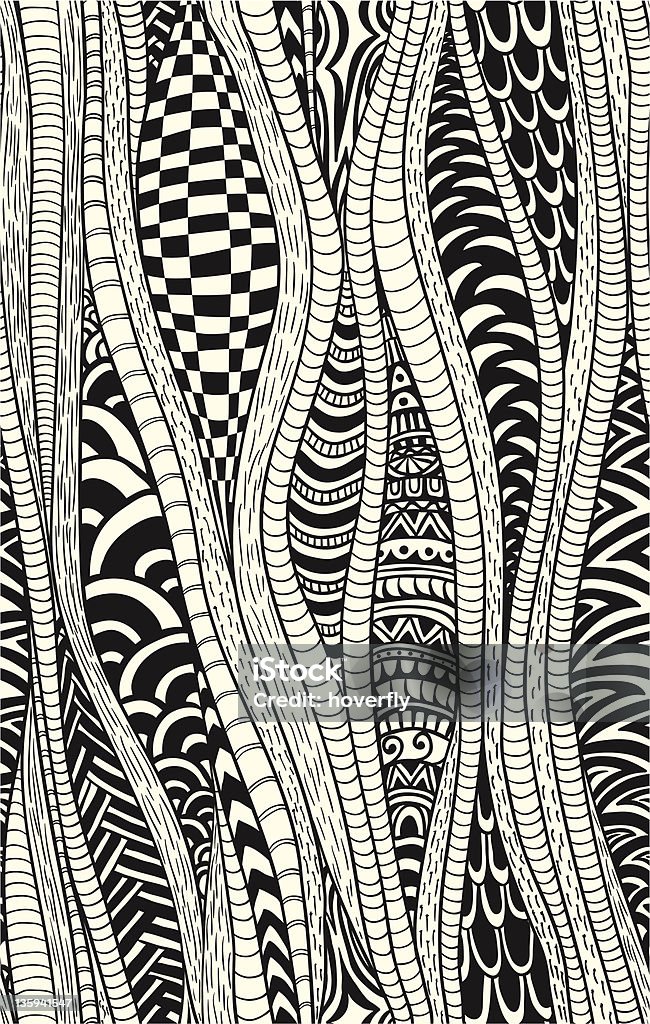Abstract seamless background Hand drawn repeating background Abstract stock vector