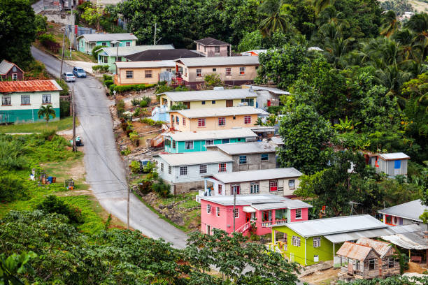 istock Caribbean village - Bathsheba, Barbados 1359417586
