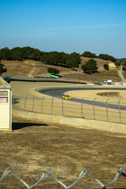 WeatherTech Laguna Seca Raceway in California WeatherTech Laguna Seca Raceway in California racetrack playa stock pictures, royalty-free photos & images