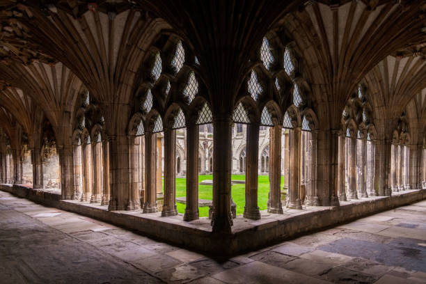 Cloister of Canterbury Cathedral Cloister of Canterbury Cathedral canterbury england photos stock pictures, royalty-free photos & images
