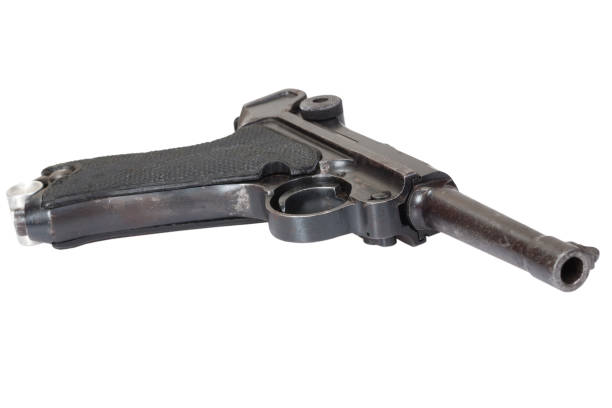 istock Luger P08 Parabellum handgun isolated 1359435225