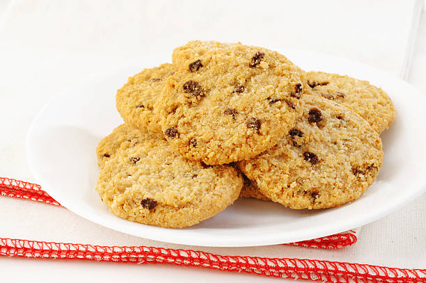 istock Oatmeal cookies on plate 135943692