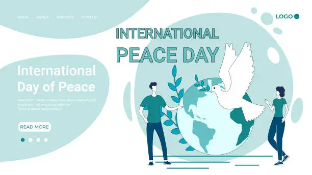 Vector illustration of International Day of Peace