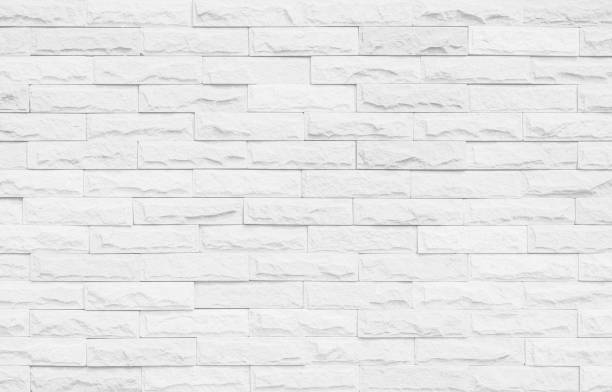 istock White grunge brick wall texture background for stone tile block painted in grey light color wallpaper modern interior and exterior and room backdrop design 1359461147