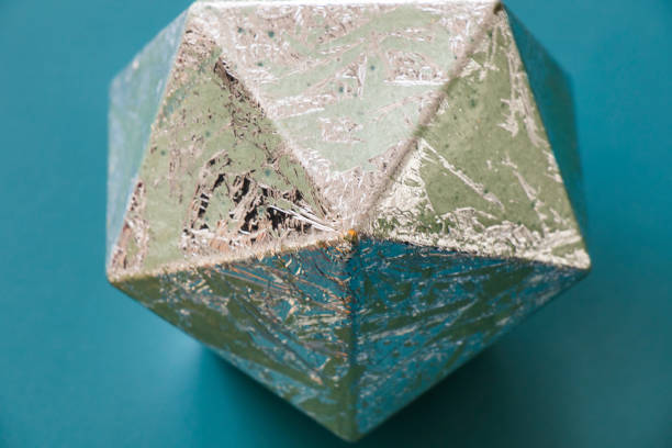 istock geometric figure icosahedron on the blue background 1359463931