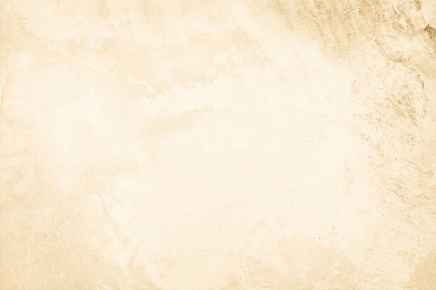 istock Cream concreted wall for interiors or outdoor exposed surface polished concrete. Cement have sand and stone of tone vintage, natural patterns old antique, design art work floor texture background. 1359473079