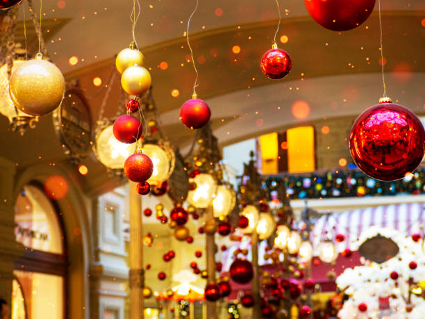 istock Interiors decorated for the holidays. 1359475978