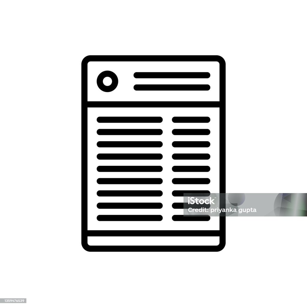 Transcript Doc Icon Transcripts Copy Stock Illustration - Download Image Now - Document ...