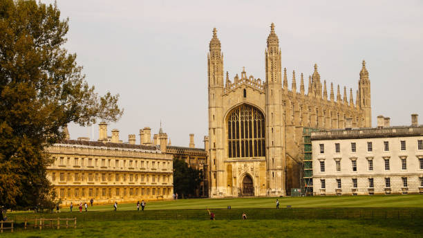 istock Cambridge town university buildings in England, UK. 1359476906
