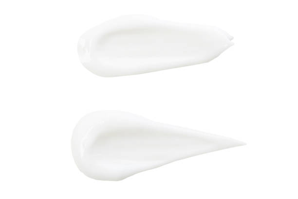 Collection of White Cosmetic Cream Isolated on White Background. Set of Lipstick Smear. Lip Gloss Smudge. Cosmetics BB Makeup Swatche. Drop of Liquid Foundation Stroke. Skin Tone CC Cream Tear Shape Cosmetic Cream Isolated on White Background. Set of Lipstick Smear. Lip Gloss Smudge. Cosmetics BB Makeup Swatche. makeup swipes stock pictures, royalty-free photos & images