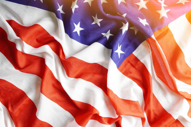 istock USA Flag, American Flag background closeup 1359481702