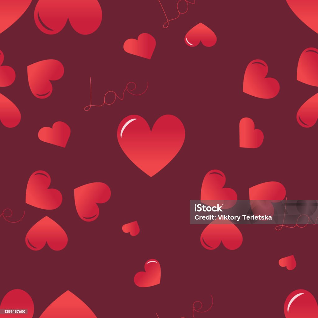 Stock Heart Pattern Heart Pattern Stock Illustration - Download Image Now - Abstract, Art ...
